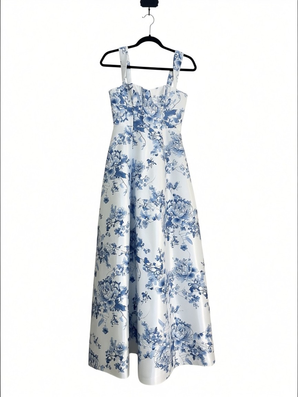 NEW ALFRED SUNG Style D825FP Floral Lace Up Gown, Size 0 - Picture 5 of 11